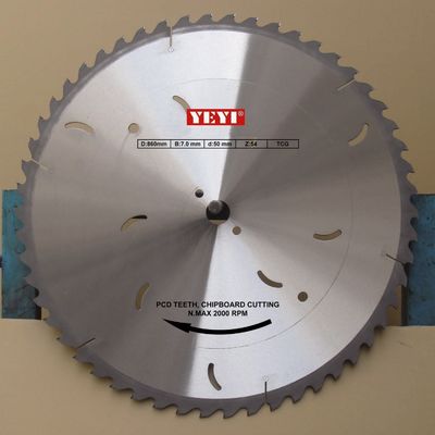 860mm PCD Saw Blade / เพชรใบเลื่อยสำหรับชั้น Chipboard ตัด, เฟอร์นิเจอร์
