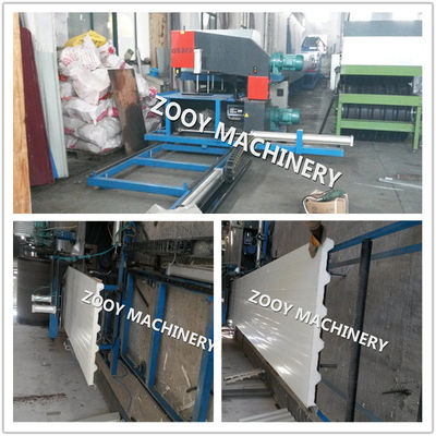 ยางสายพานสำหรับ 1000mm PU เครื่องแซนวิชแผงควบคุม PLC อัตโนมัติโฟม