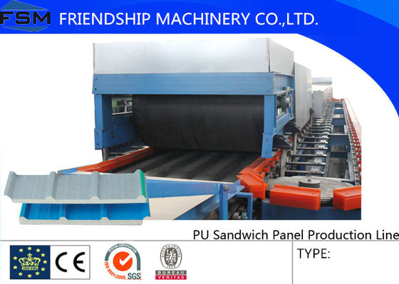 สายการผลิตแซนวิช PU แบบอัตโนมัติอย่างต่อเนื่อง Two Tanks