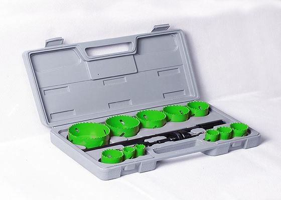 14PC ไฮสปีด Bimetal หลุม Saw, กำหนดเองลาดฟันตัดหลุมเห็นชุด