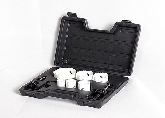 9PC ขนาดใหญ่เส้นผ่าศูนย์กลาง 22mm - 64mm ไฮสปีด Bi- โลหะรูเห็นชุดตัดเฉือนโลหะ