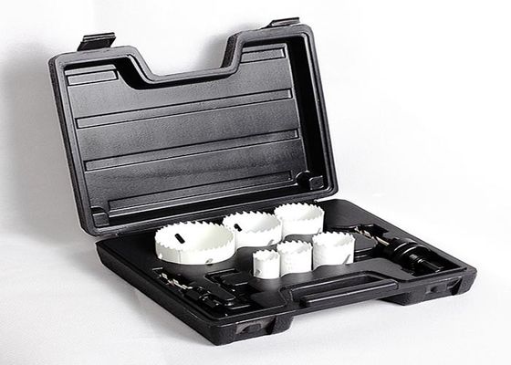 9PC ขนาดใหญ่เส้นผ่าศูนย์กลาง 22mm - 64mm ไฮสปีด Bi- โลหะรูเห็นชุดตัดเฉือนโลหะ