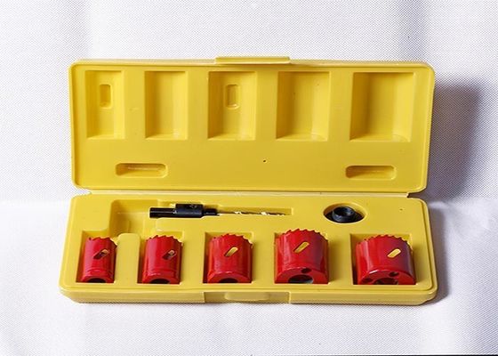7pc ไฮสปีด Bimetal หลุม Saw สแตนเลส M3 / M42 ด้วย Arbors / อะแดปเตอร์