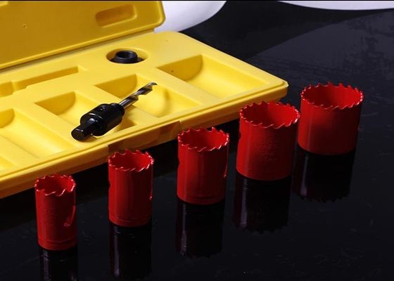 7pc ไฮสปีด Bimetal หลุม Saw สแตนเลส M3 / M42 ด้วย Arbors / อะแดปเตอร์