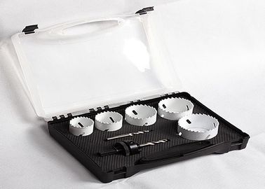 7pc ไฮสปีด Bimetal หลุมเลื่อยขนาดใหญ่เส้นผ่าศูนย์กลาง 1.5 &quot;- 2.5&quot; รูเลื่อยสว่านบิต