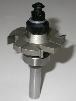 โลหะหนัก CNC ปรับได้ช่องแคบบิตพร้อมเปลี่ยนมีด CNC Router Bits (ไม่ Shims จำเป็น)