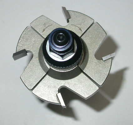 โลหะหนัก CNC ปรับได้ช่องแคบบิตพร้อมเปลี่ยนมีด CNC Router Bits (ไม่ Shims จำเป็น)