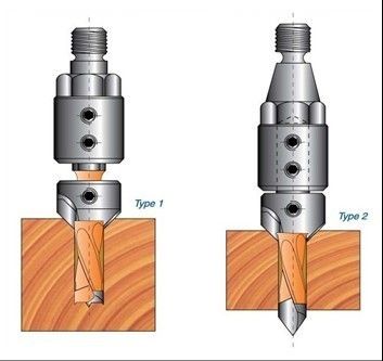 ที่กำหนดเองจุด OEM แบรด V จุดตัด TCT Countersink